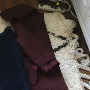 Heavy maroon jacket